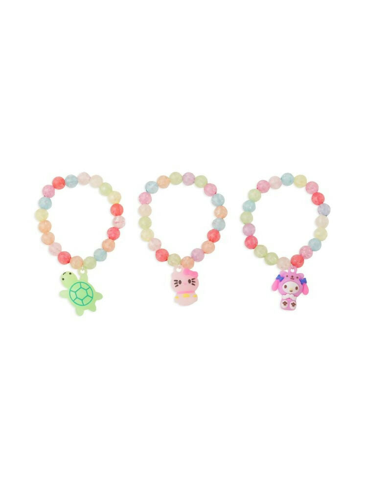 NVR Men & Women Set of 3 Artificial Beads Stylish Bracelet