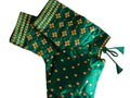 Vamika Green Banglori Silk Embroidery Blouse
