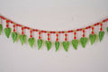 Kundan HandiKrafts Green Leaf Red Beats Thoranna