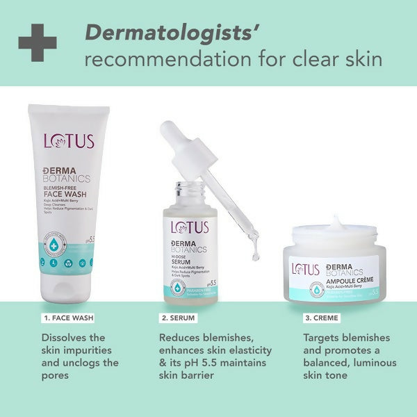 Lotus DermaBotanics Kojic acid + Multi Berry Face Serum