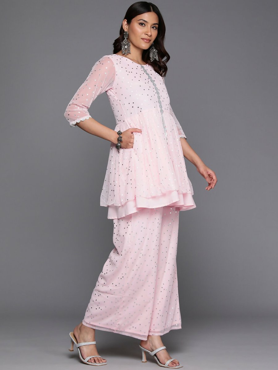 Ahalyaa Women's Traditional Wear Co-ods - Pink