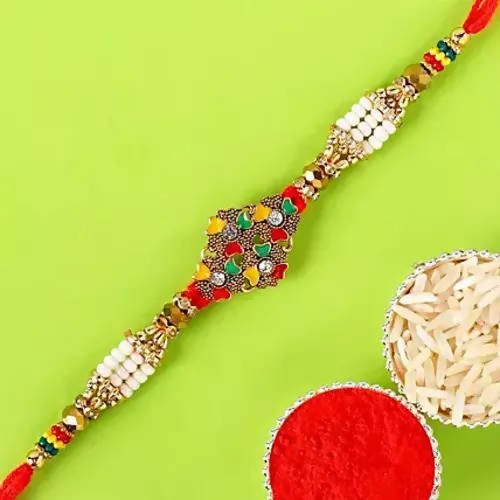 Alluring Meenakari Rakhi