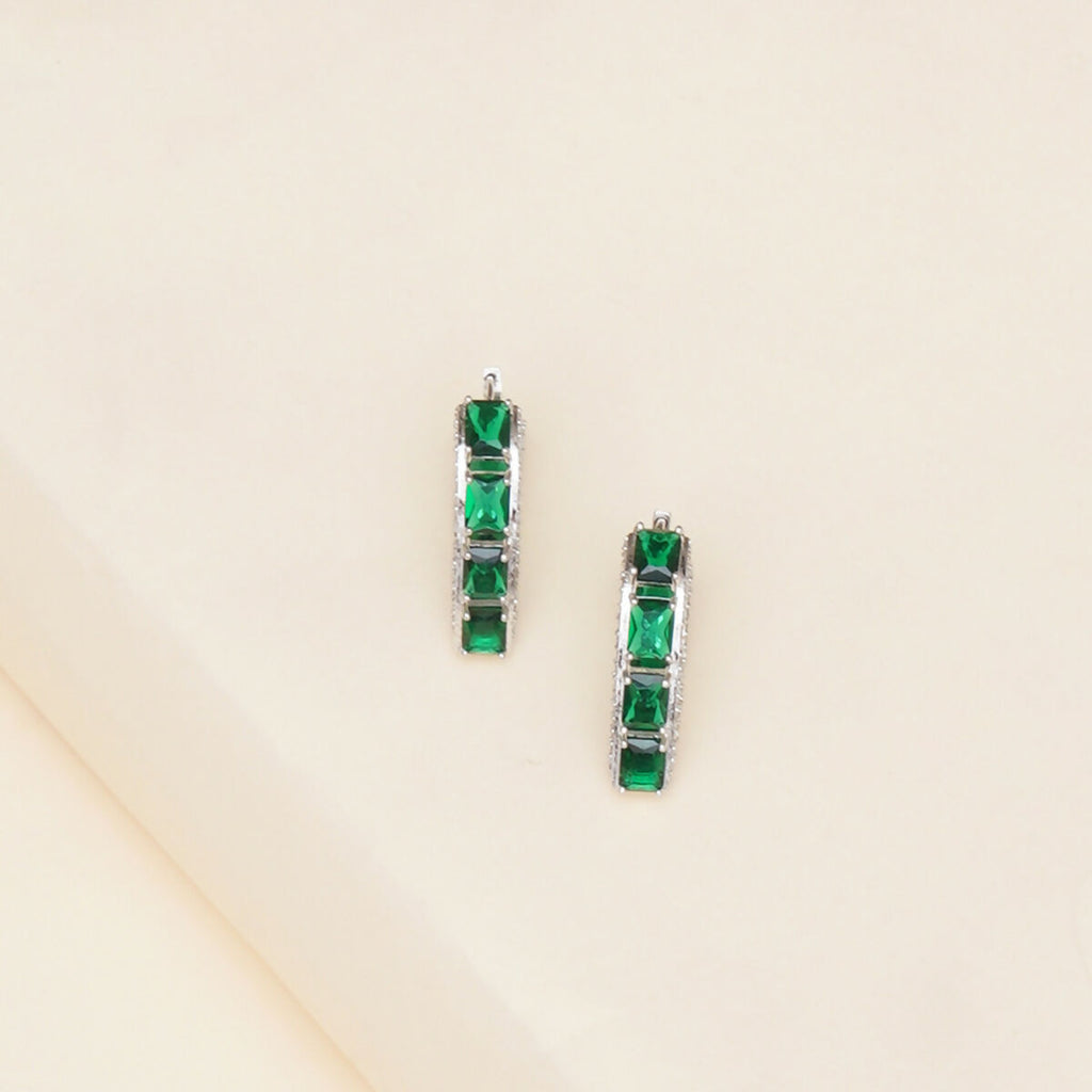 Long Jade Loops- Ruby Raang