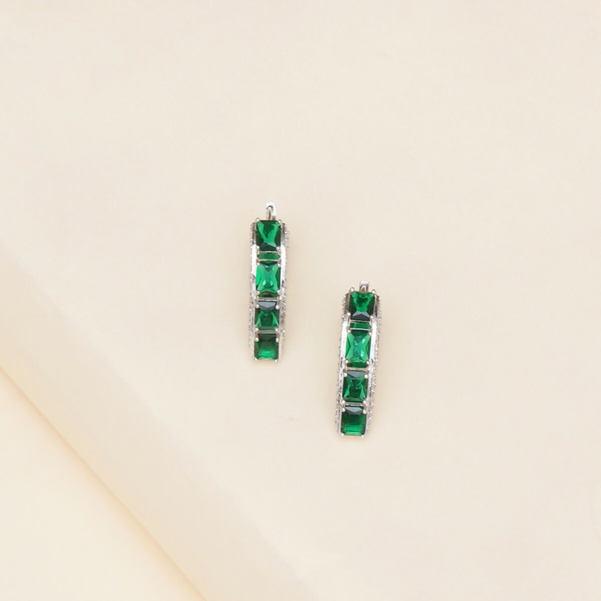 Long Jade Loops- Ruby Raang