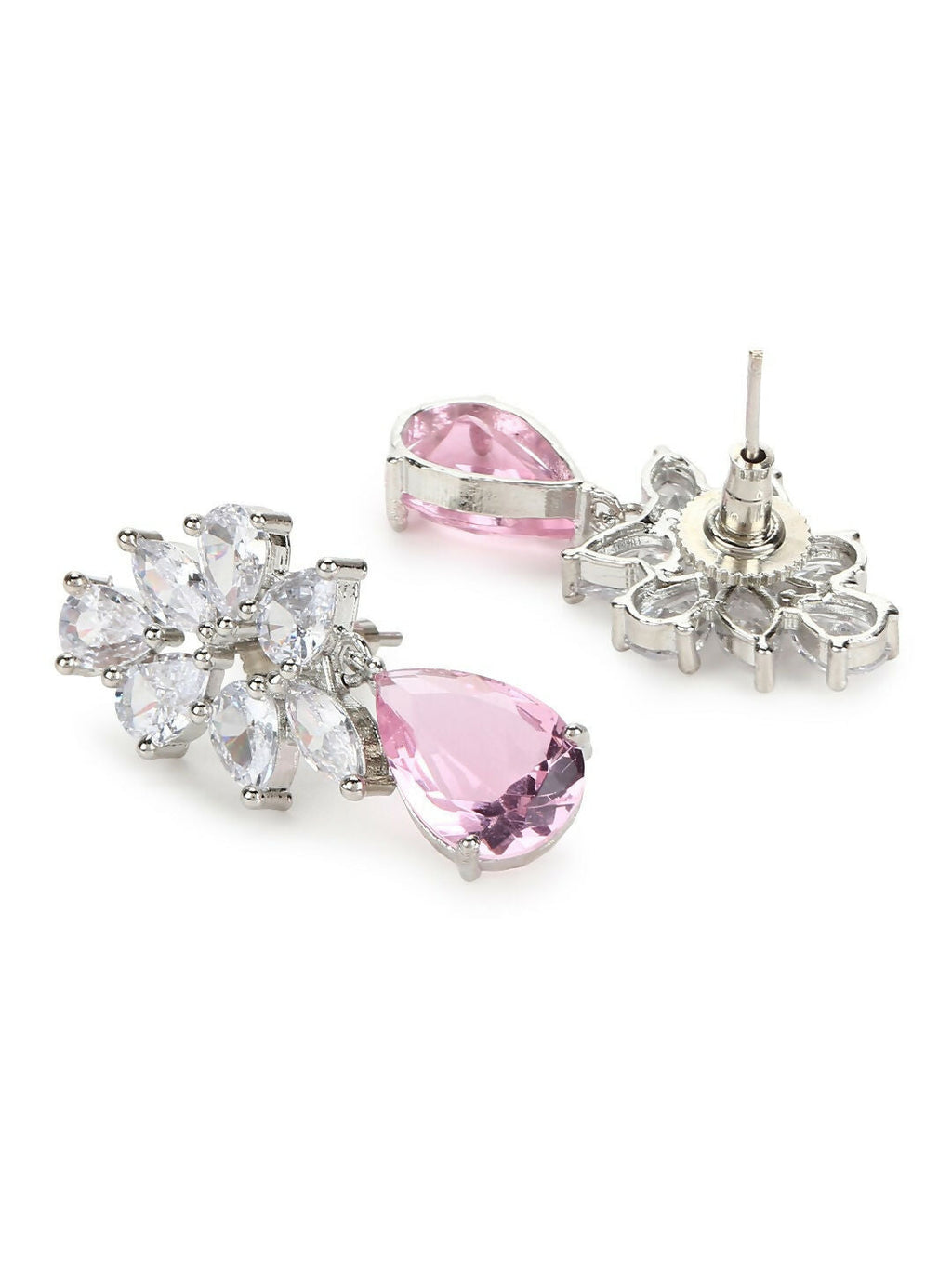Champagne Stone Earrings- Ruby Raang