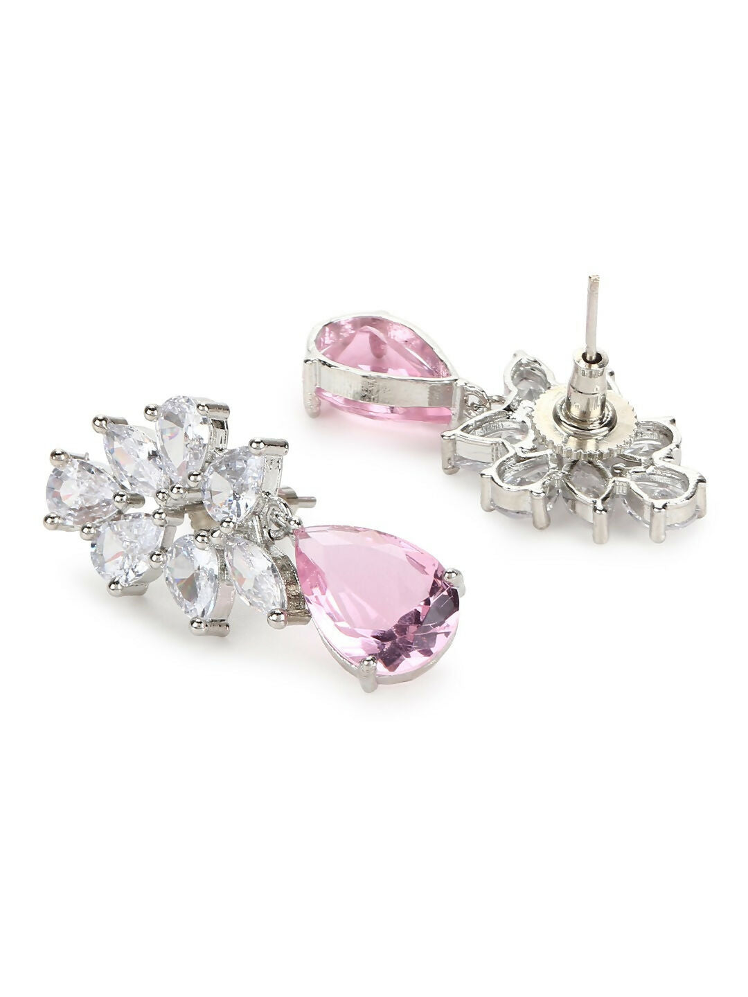 Champagne Stone Earrings- Ruby Raang