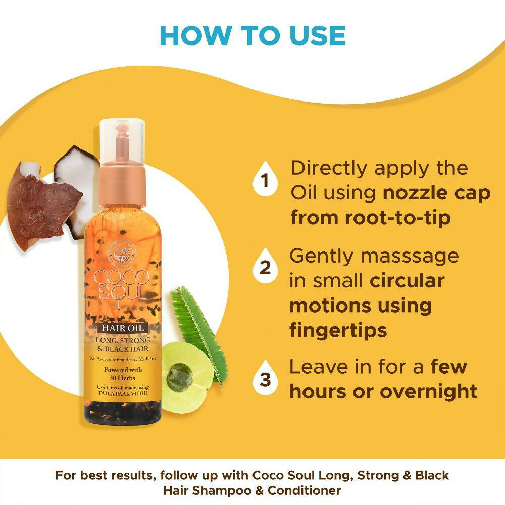 Coco Soul Hair Oil – Long Strong & Black