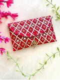 Joban Fashion Clutch Bag With Magnetic Lock - Red