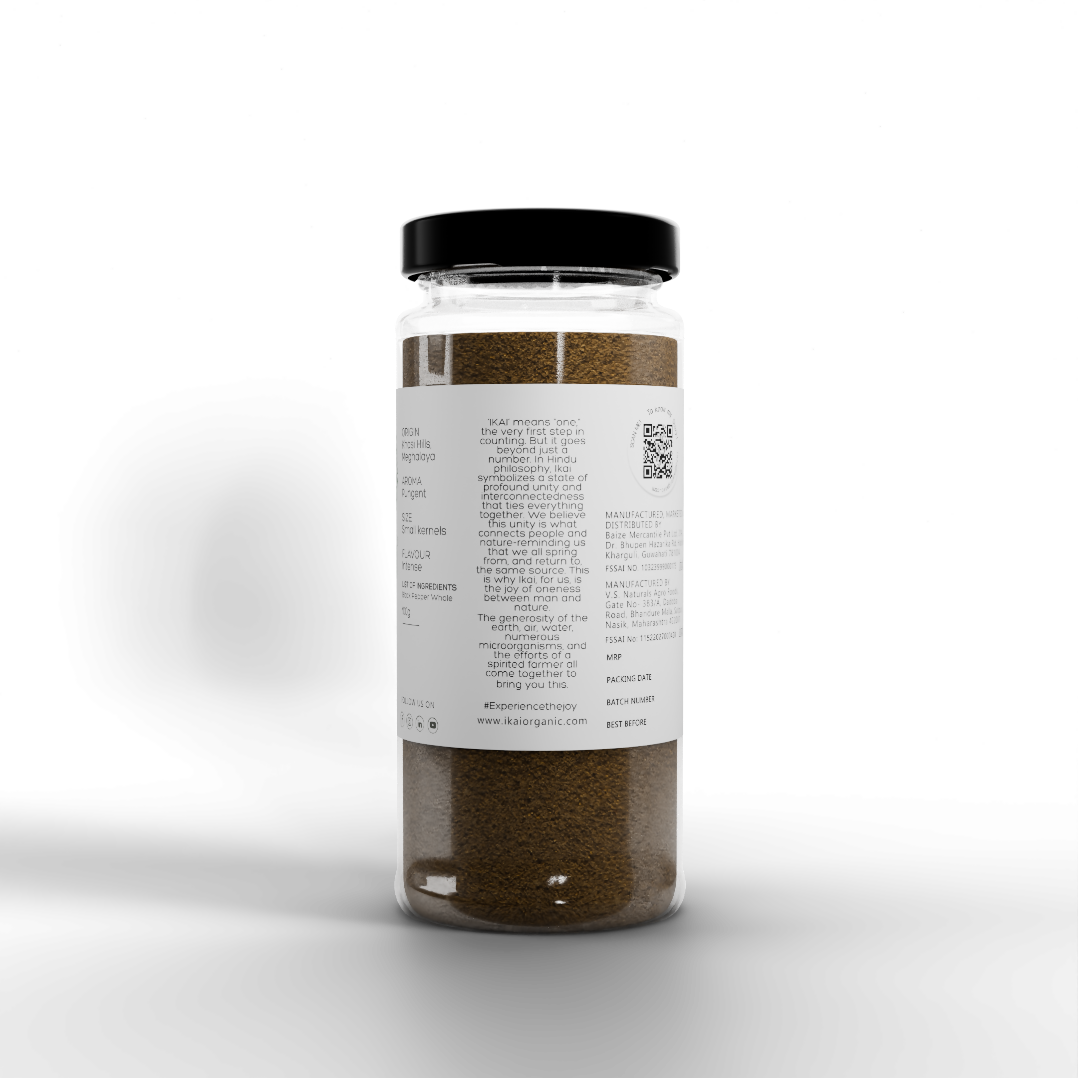 IKAI Natural Black Pepper Powder
