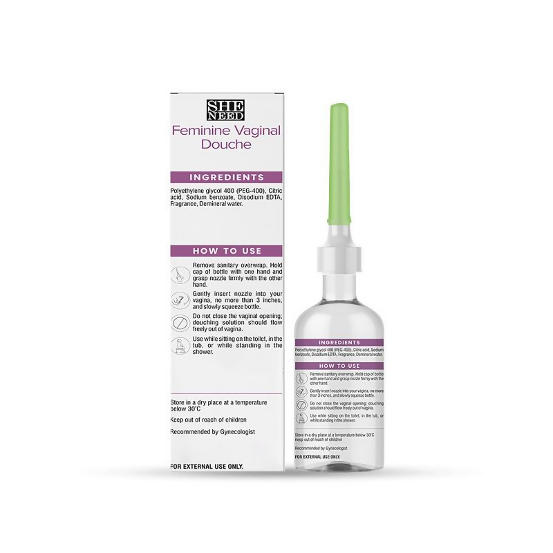 SheNeed Feminine Vaginal Douche- Irritation Relief
