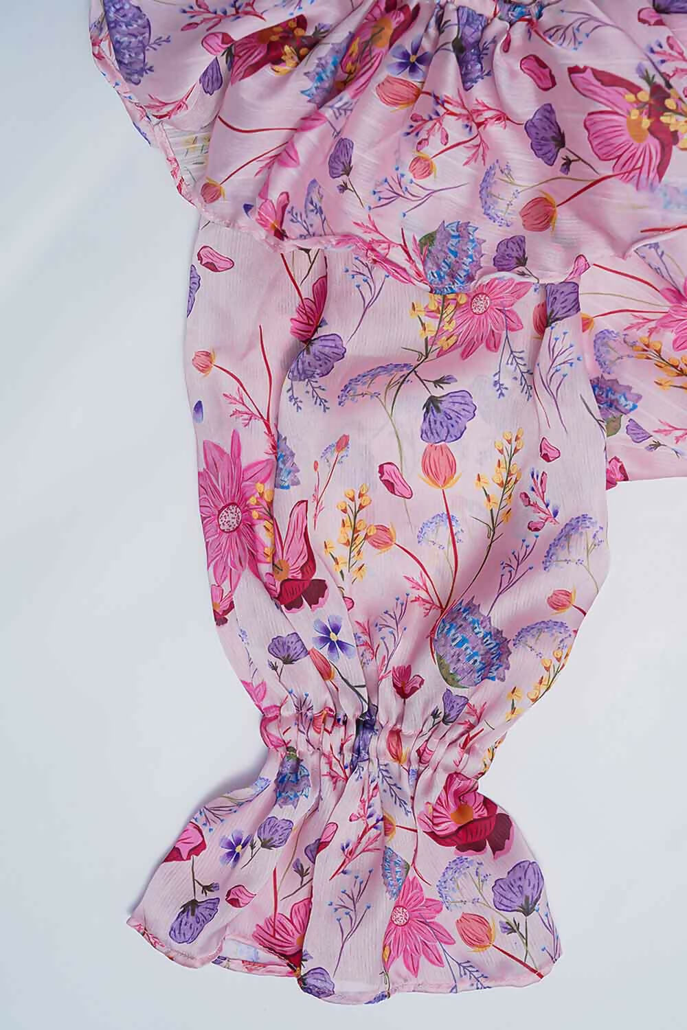 LH Luxury Fashion Glam Tiered Dress – Elegant Floral Long Dress for Girls