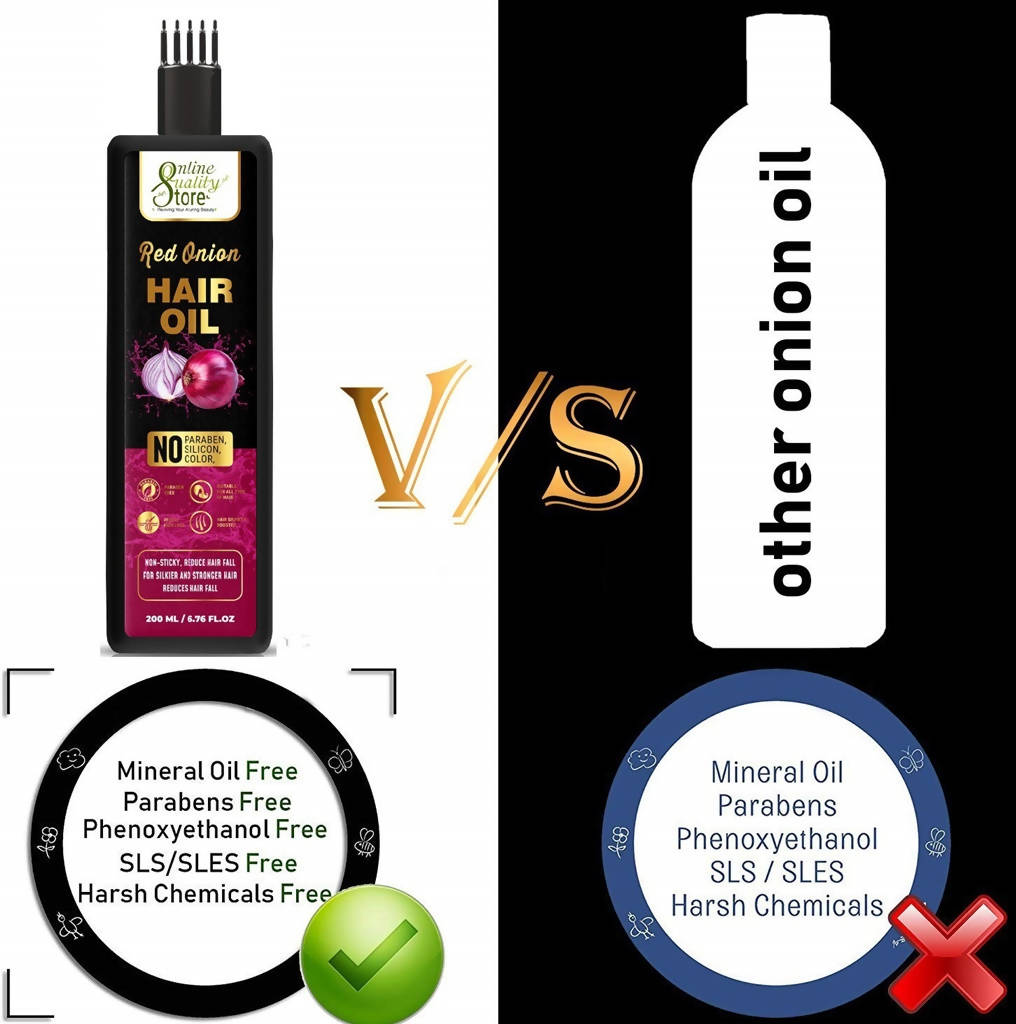 Online Quality Store Red Onion Hair Oil