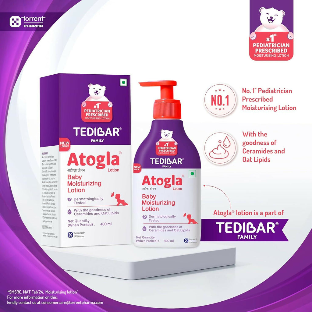 Tedibar Atogla Baby Moisturising Lotion for Baby's Soft, Gentle & Supple Skin