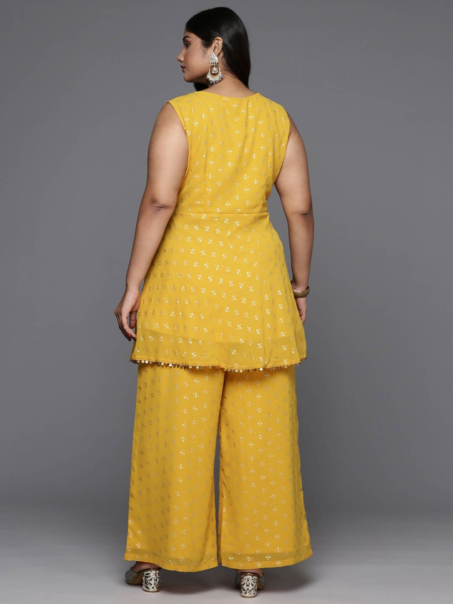 Ahalyaa Women's Traditional Wear Co-ords - Mustard