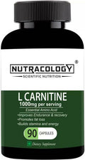 Nutracology L carnitine 1000mg for Weight Loss, Fat Burner and Muscle growth Capsules