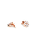stone stud (Rose gold) - Ruby Raang