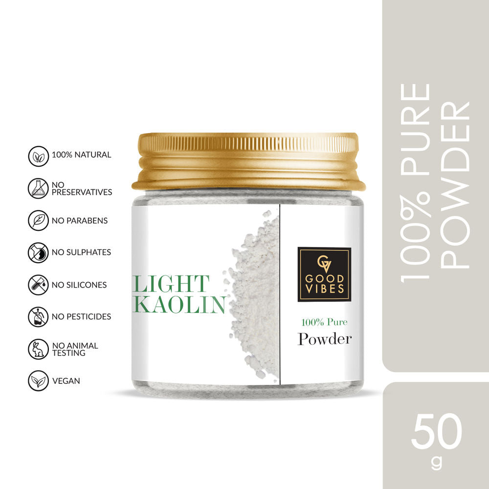 Good Vibes Light Kaolin 100% Pure Powder