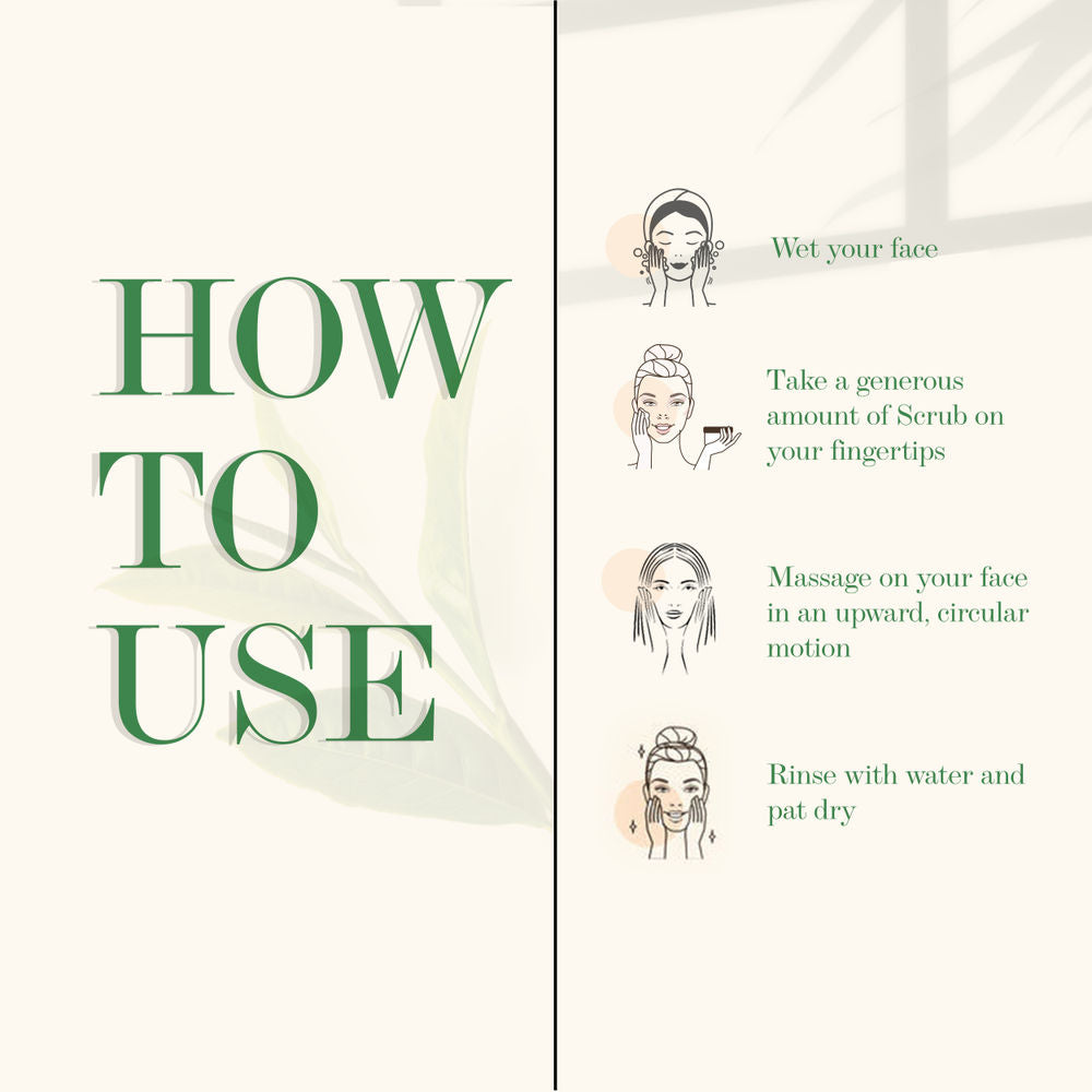 Good Vibes Green Tea Purifying Face Scrub