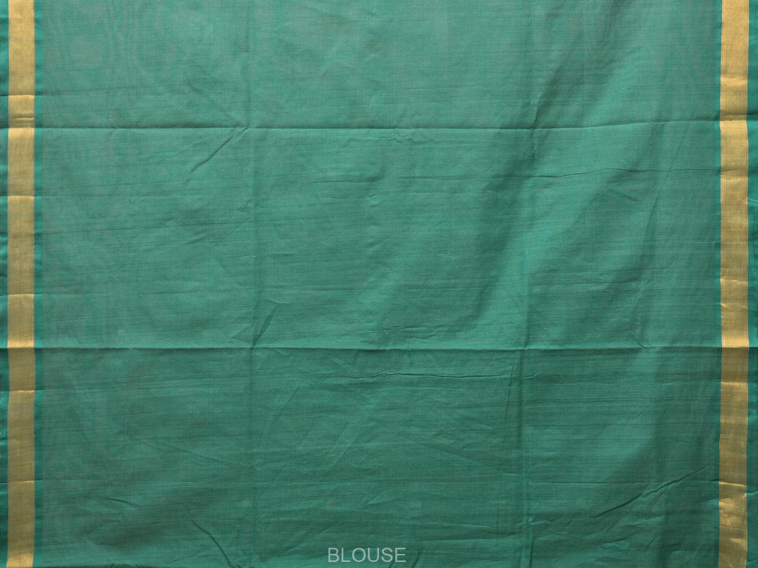 Green Uppada Cotton Handloom Saree with Grill Pallu Design - Global Threads