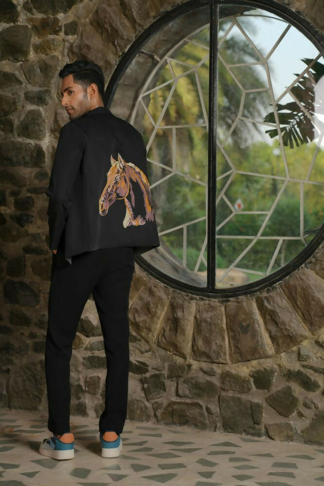 Stirrup Black Shacket by Hilo Design