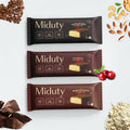 Miduty by Palak Notes Protein Bars Combo (Belgium Chocolate, Arabica Coffee and Cranberry)