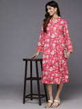 Ahalyaa Women's Traditional wear Dress - Pink