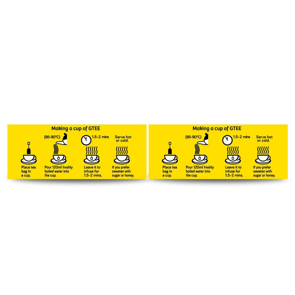 Gtee Green Tea Bags - Lemon & Ginger