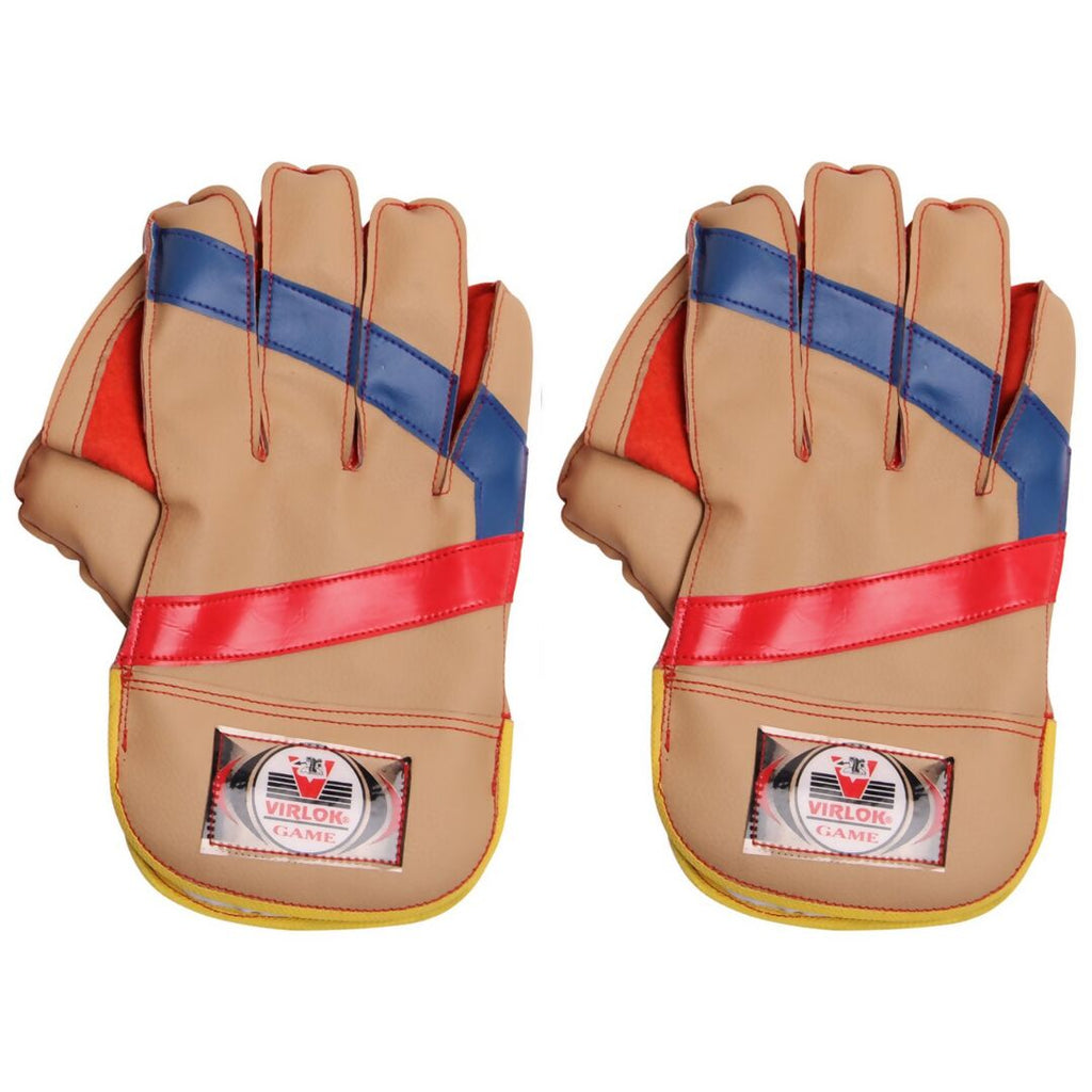 Virlok Foam Wicket keeping Gloves (Multi-Colour)
