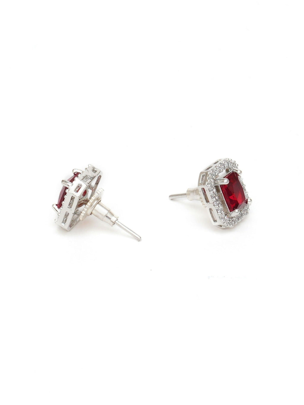 stone stud (Red) - Ruby Raang