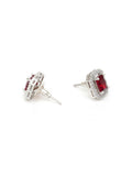 stone stud (Red) - Ruby Raang