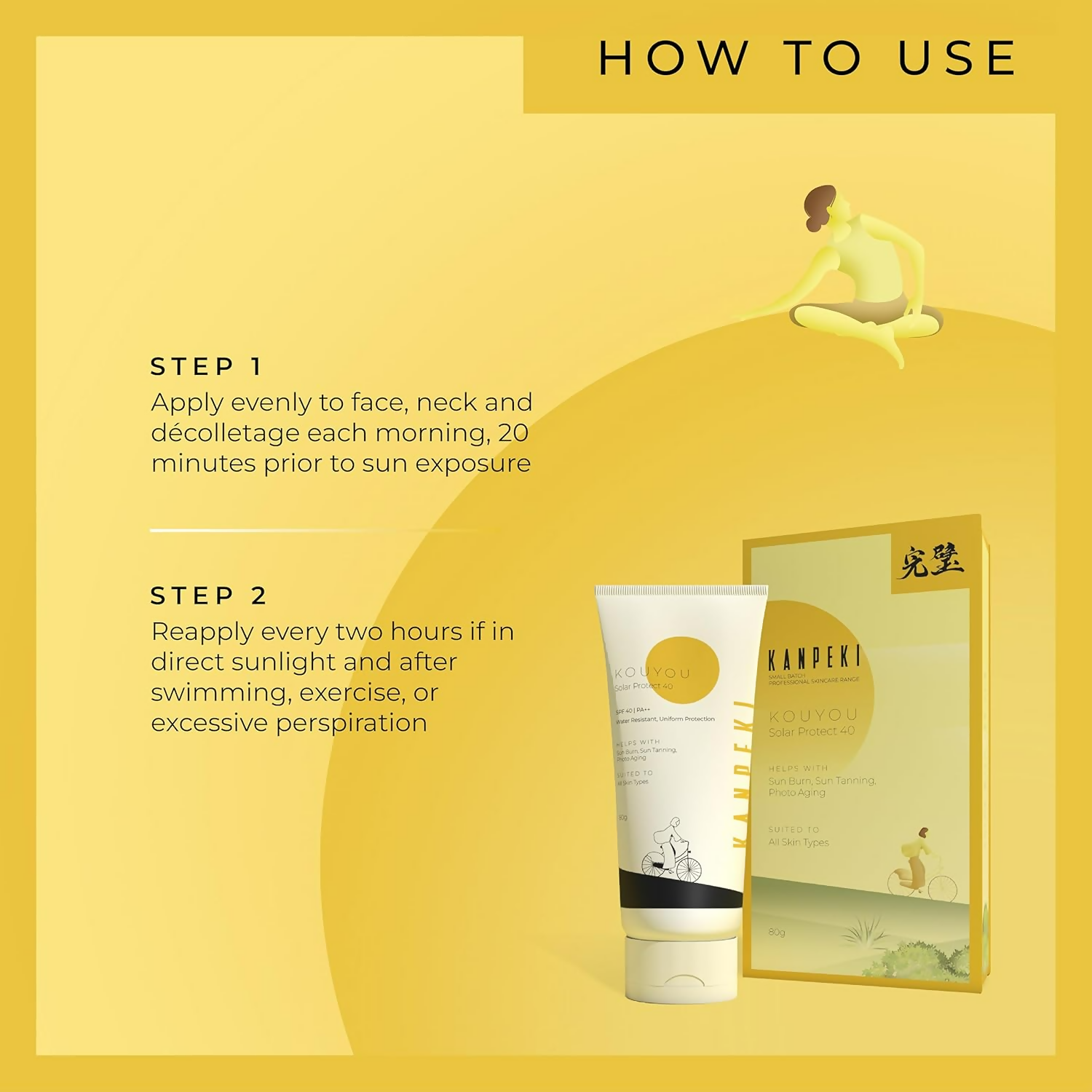 Kanpeki Kouyou Sunscreen Spf 40 For Women & Men