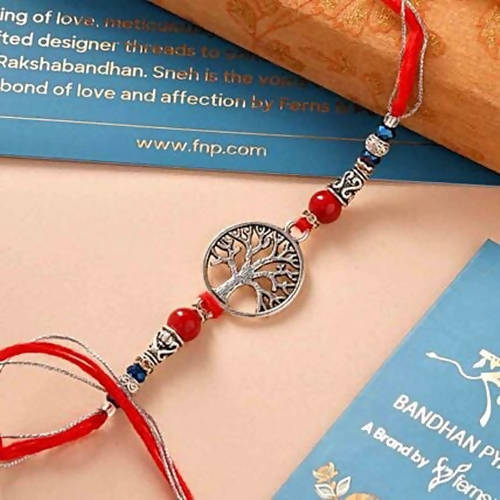 Tree Of Life Rakhi & Nutberry Combo