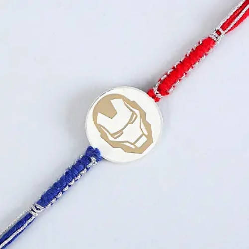Ironman Metal Rakhi & Five Star Chocolates