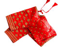 Vamika Red Banglori Silk Embroidery Blouse