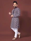 Indian Men's Kurta Pajama Set for Party Wear by Infinity Export
