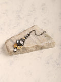 Gold-Polished White Kundan-Studded Maang Tikka - Ruby Raang