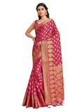 Mimosa Women's Mysore Silk Pink Saree