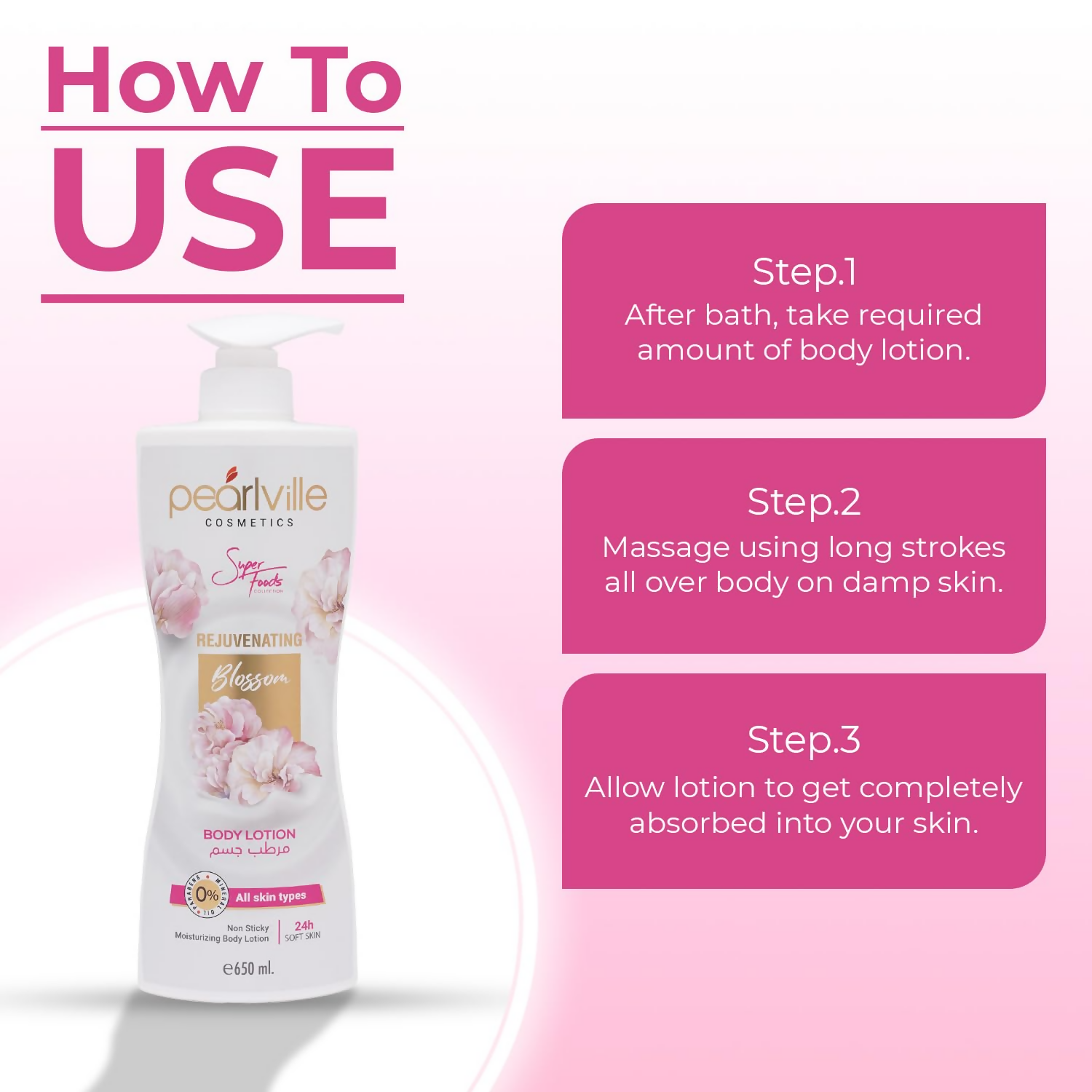 Pearlville Rejuvenating Blossom Body Lotion