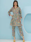 Joban Fashion Floral Co Ord Set - Multi Color