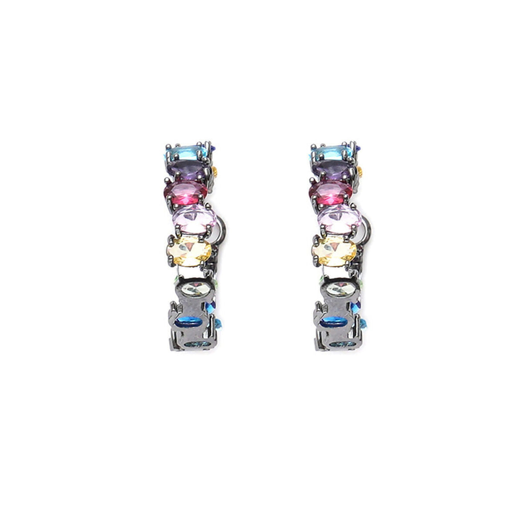 Multi Loops Silver Plated- Ruby Raang