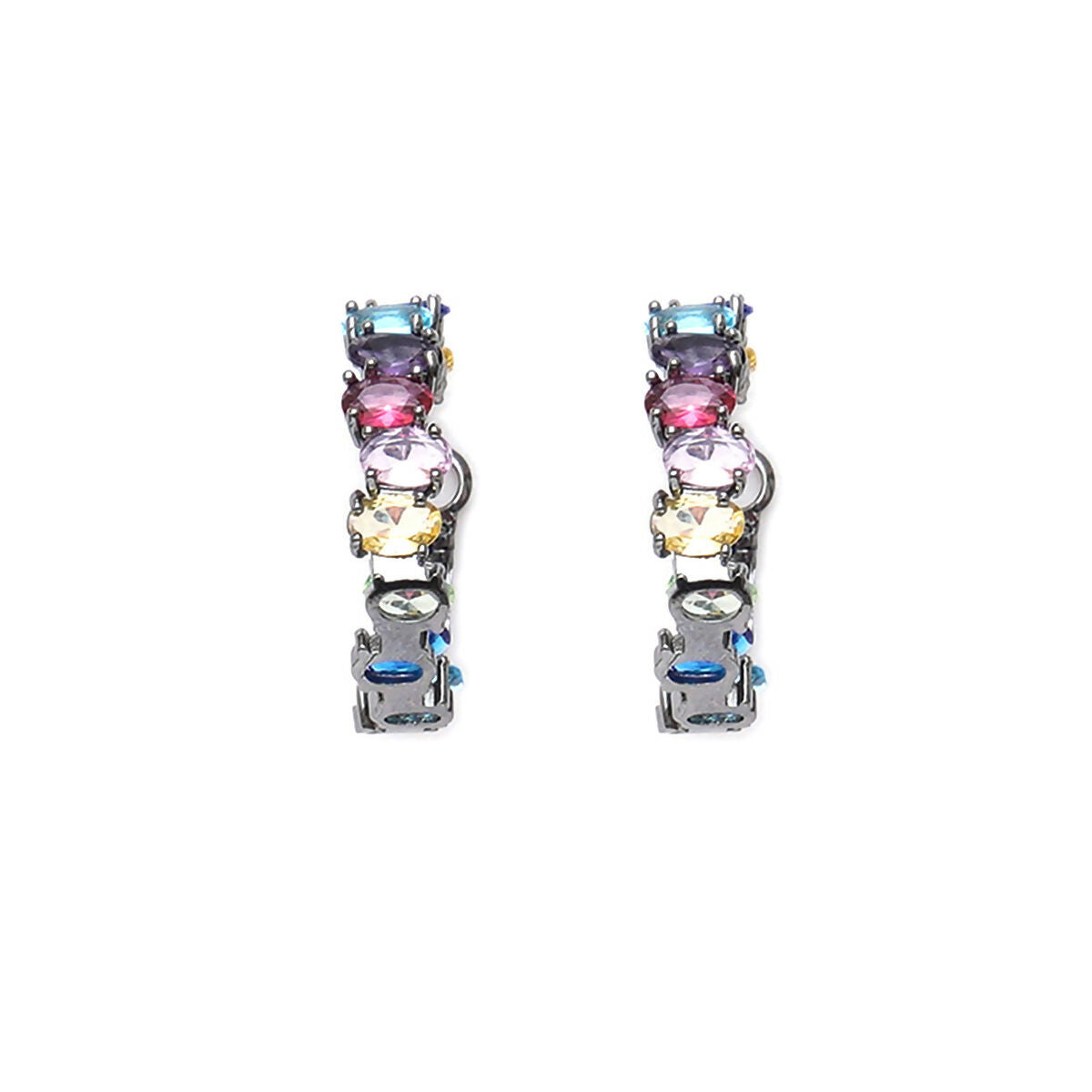Multi Loops Silver Plated- Ruby Raang