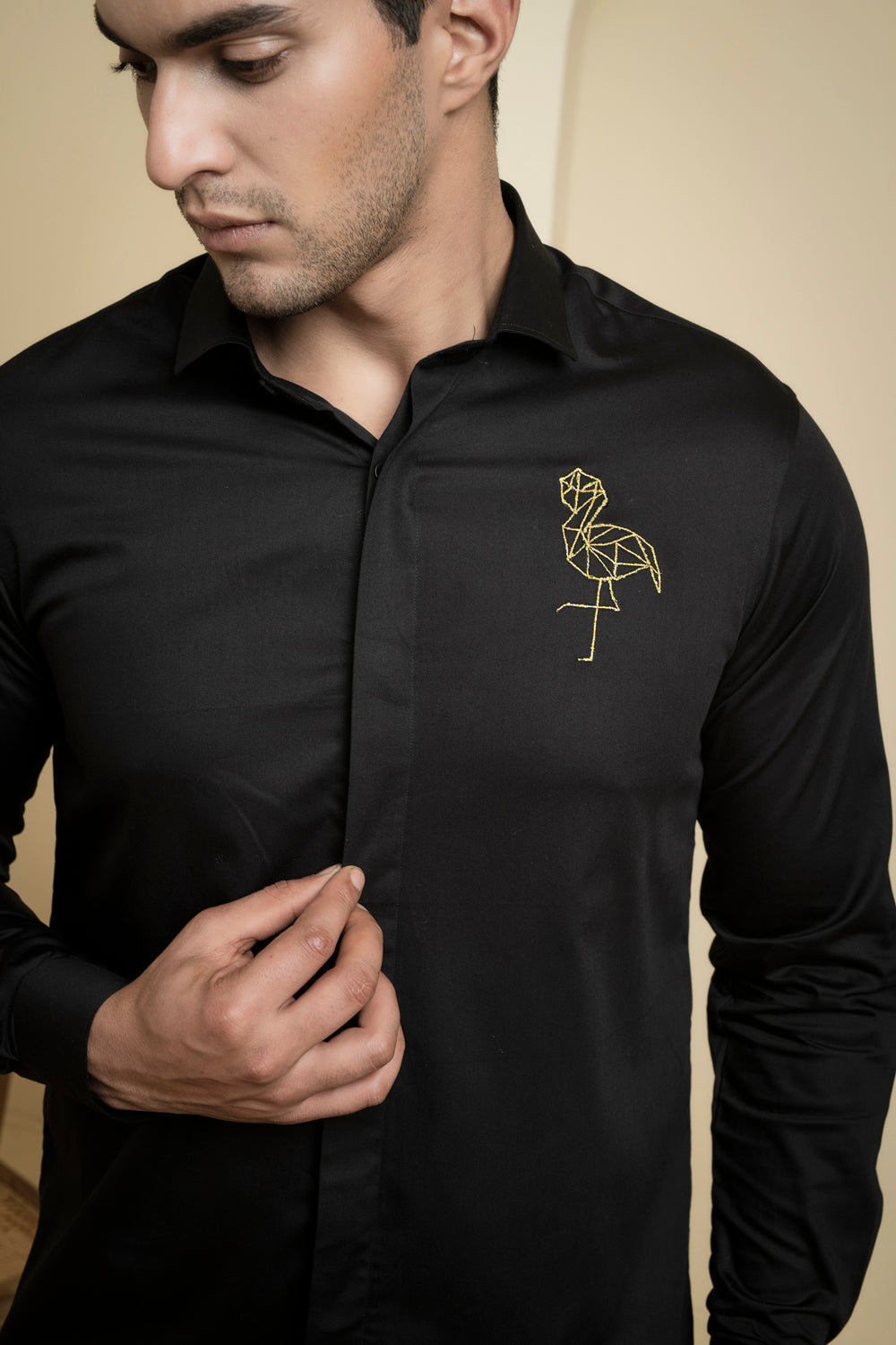 Perto Crane Shirt by Hilo Design