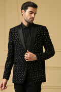 Black Beads Blazer by Hilo Design