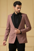 Dark Mauve Blazer by Hilo Design