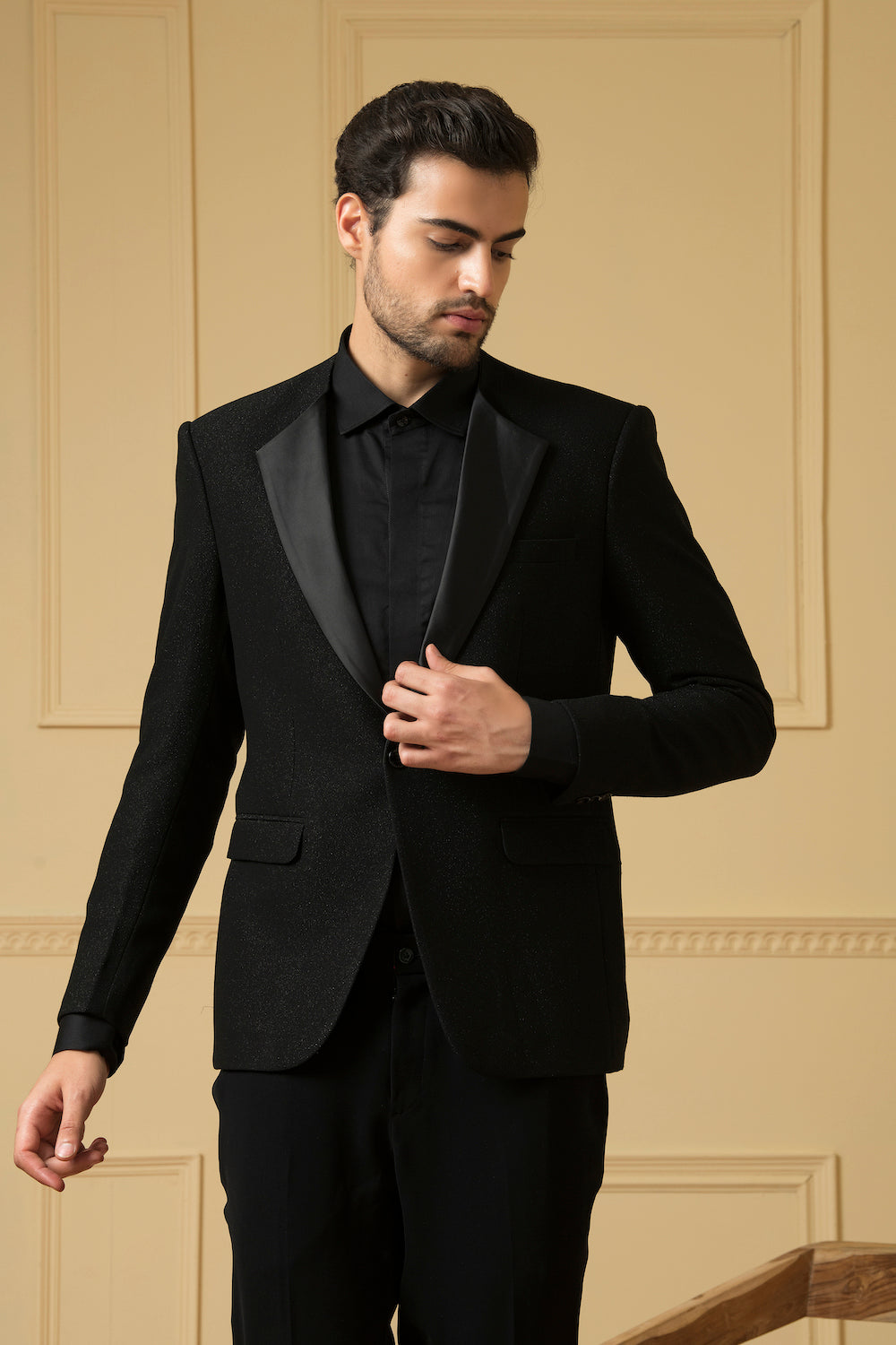 The Sharp Black Blazer by Hilo Design