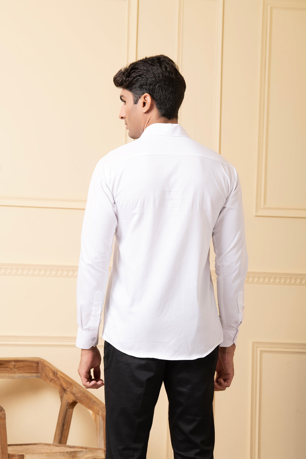 Zebra Embroidery White Shirt by Hilo Design