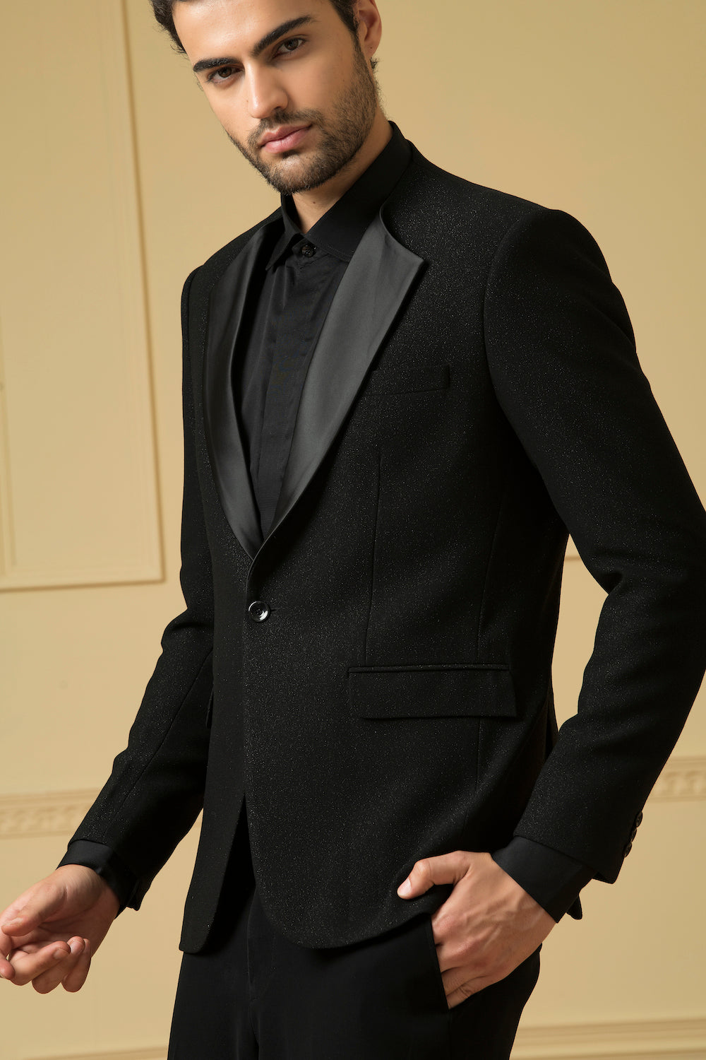 The Sharp Black Blazer by Hilo Design