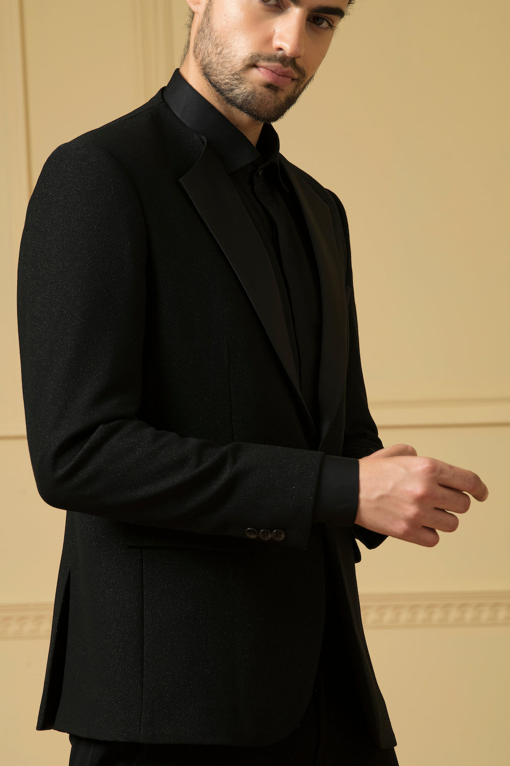 The Sharp Black Blazer by Hilo Design