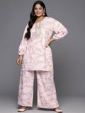 Ahalyaa Women's Traditional Wear Co-ords - Pink
