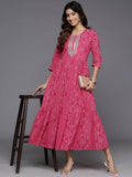 Ahalyaa Women's Traditional wear Dress - Pink